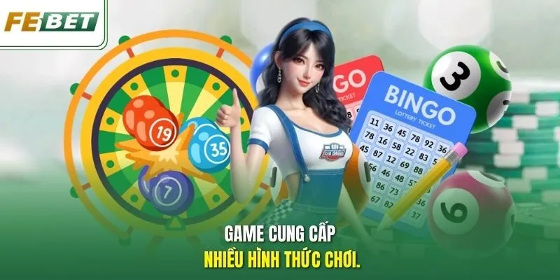 Game cung cấp nhiều hình thức chơi.