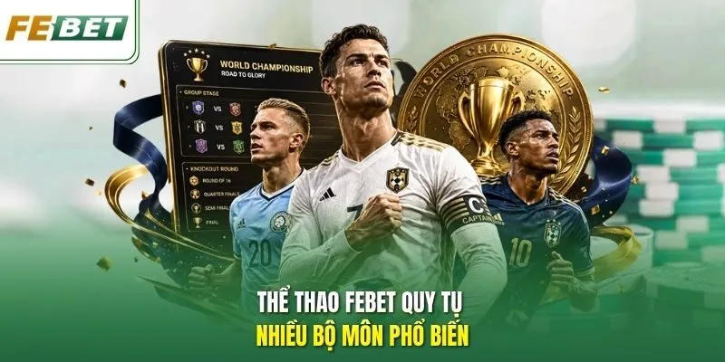 Thể thao Febet quy tụ nhiều bộ môn phổ biến
